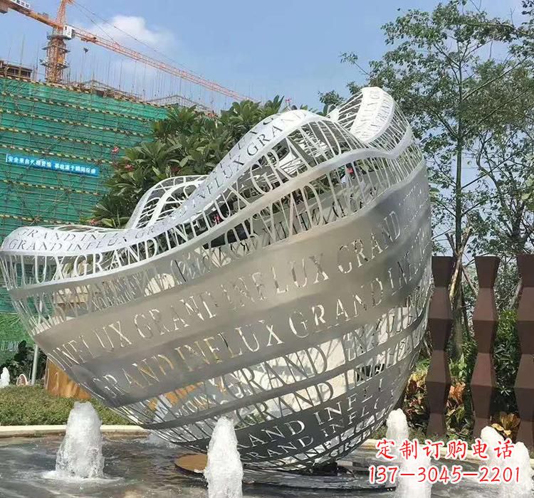 湖南不锈钢元宝雕塑精致华贵的象征