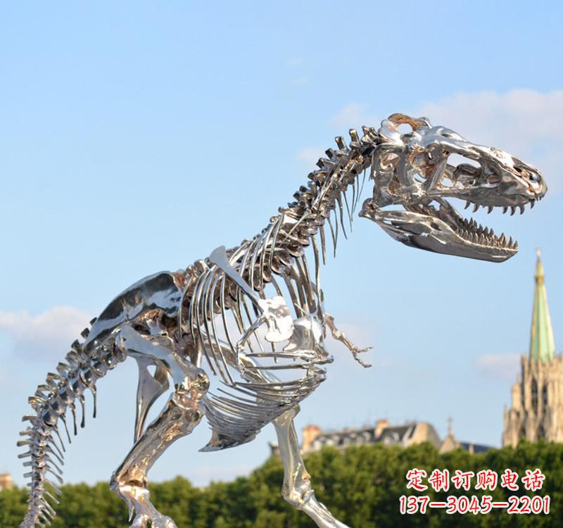 湖南不锈钢恐龙雕塑精致纪念它们的存在