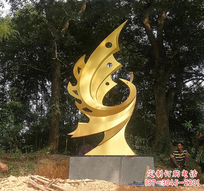 湖南不锈钢凤凰雕塑——彰显传统文化之美