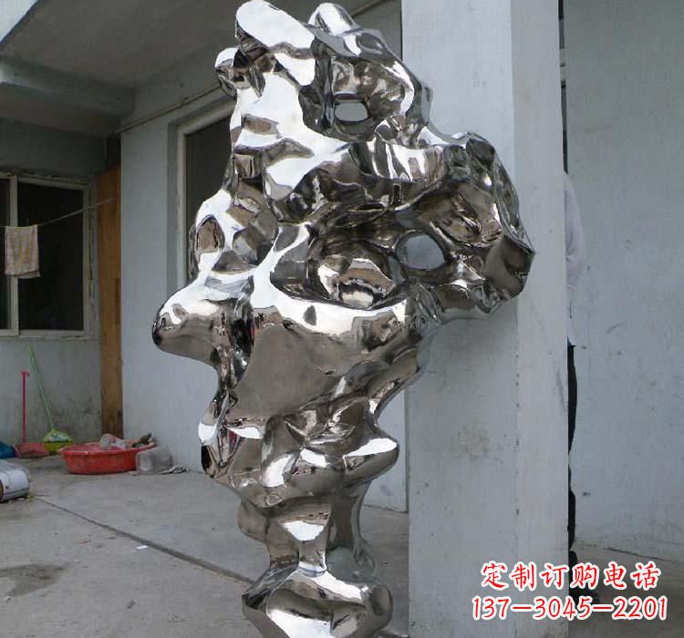 湖南不锈钢园林景观太湖石雕塑