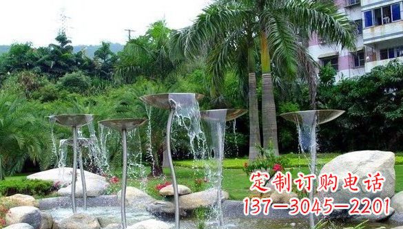 湖南不锈钢造型喷泉雕塑
