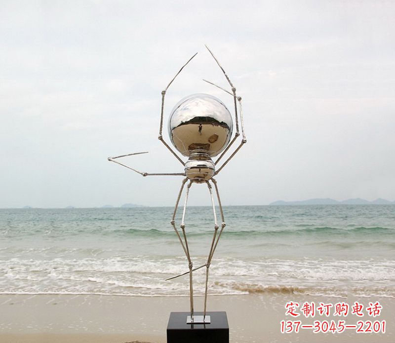 湖南不锈钢蜘蛛雕塑