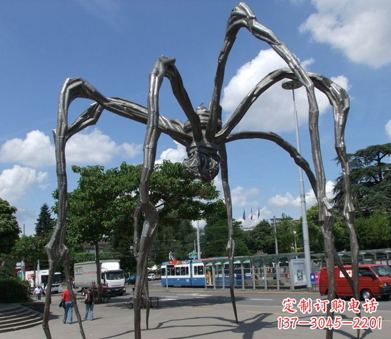 湖南不锈钢蜘蛛广场景观