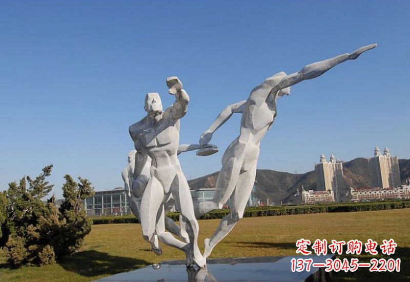 湖南不锈钢运动员雕塑一种艺术的象征