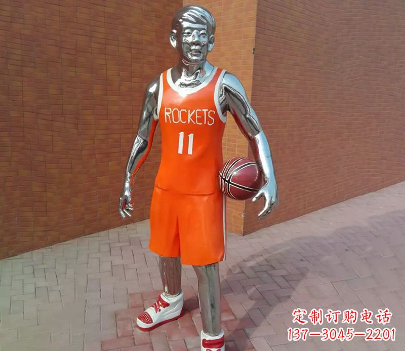 湖南精美的足球雕塑