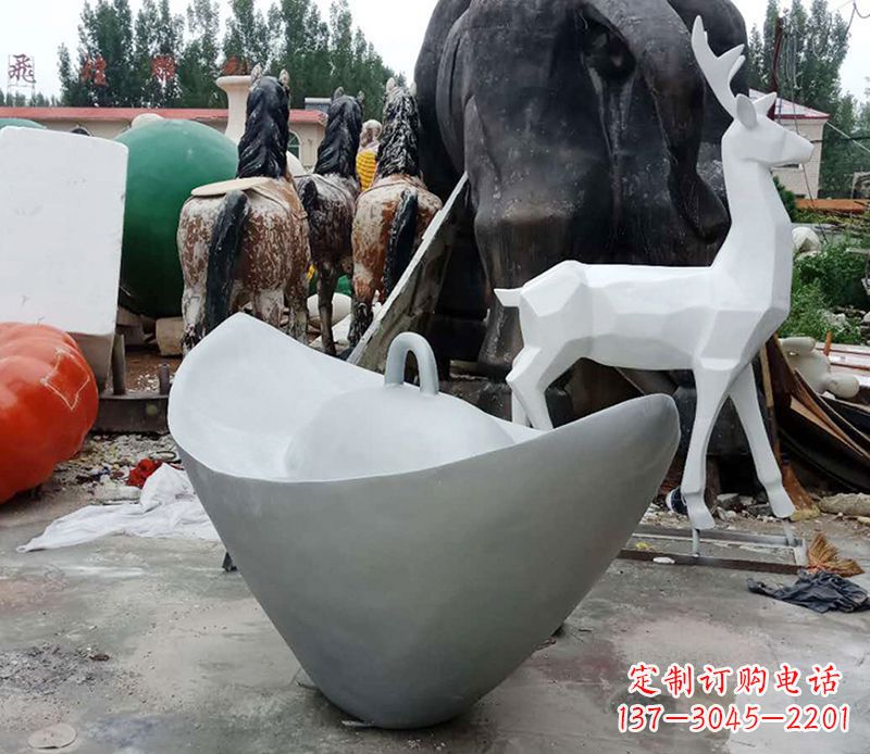 湖南金色福祉——元宝雕塑
