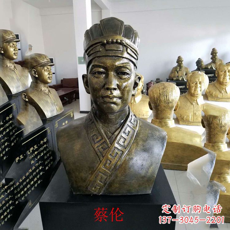 湖南蔡伦雕塑一件传承历史的艺术珍品