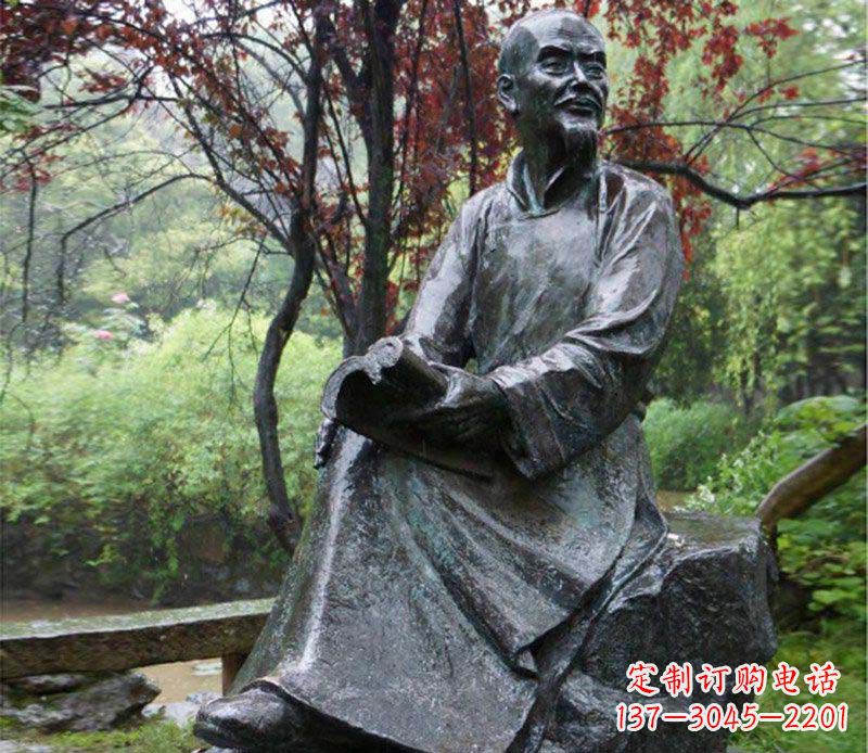 湖南纪念古代名人的雕塑
