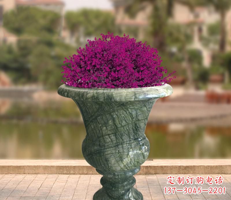 湖南草白玉景观花盆