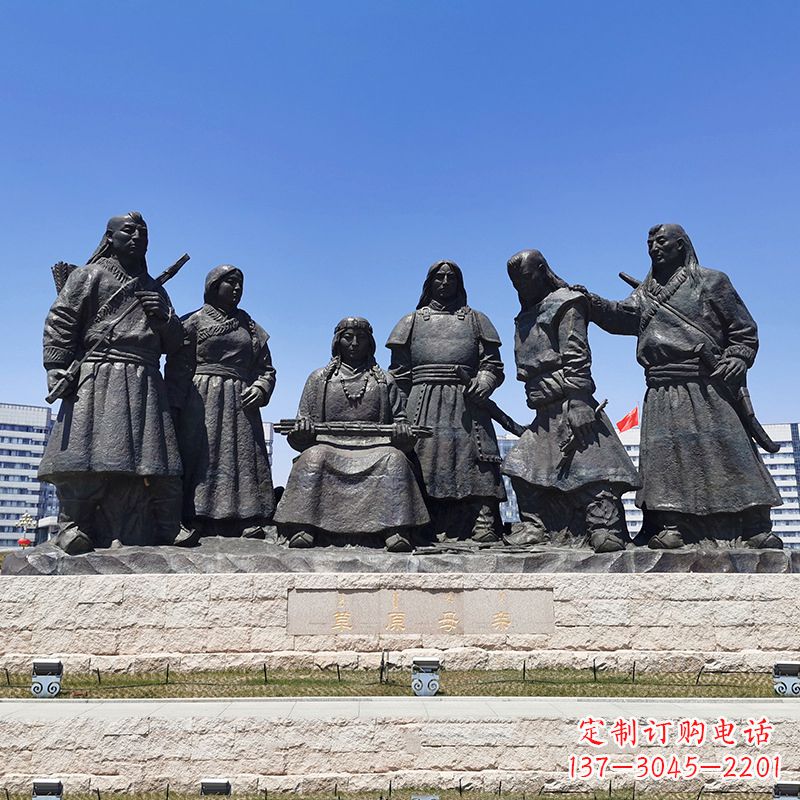 湖南草原母亲——传承爱的雕塑