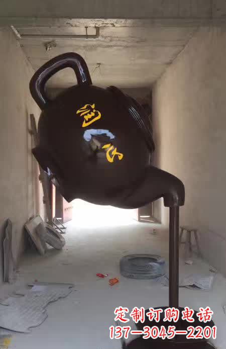 湖南茶壶景观铜雕