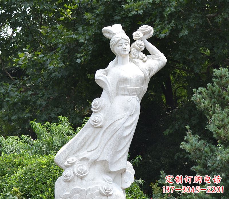 湖南嫦娥奔月景观石雕