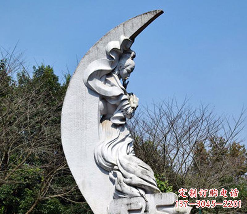 湖南嫦娥奔月石雕