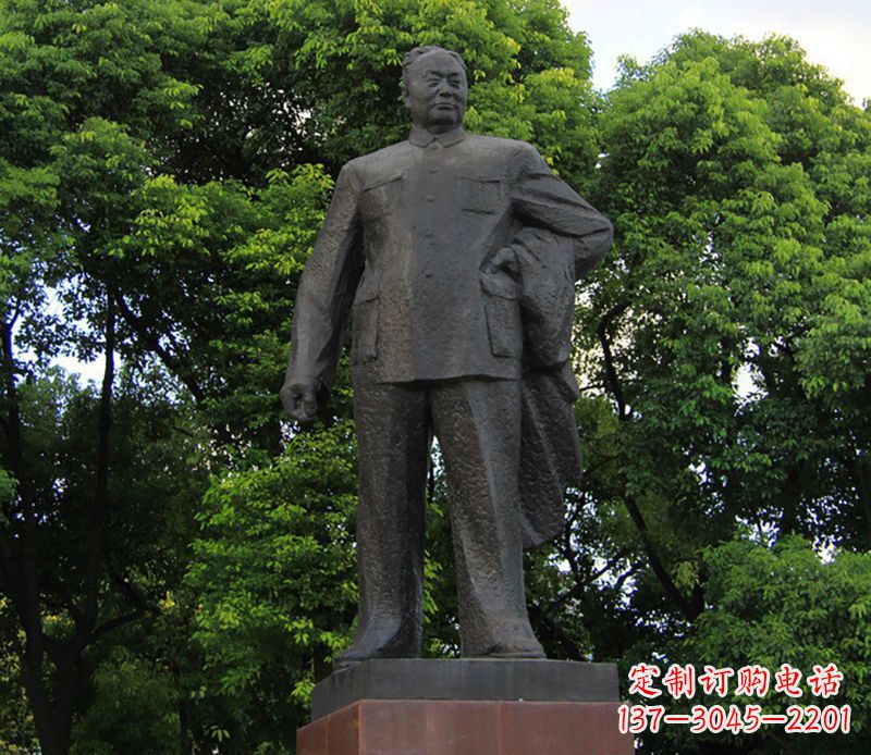 湖南陈毅元帅铜雕荣耀中国历史的传承