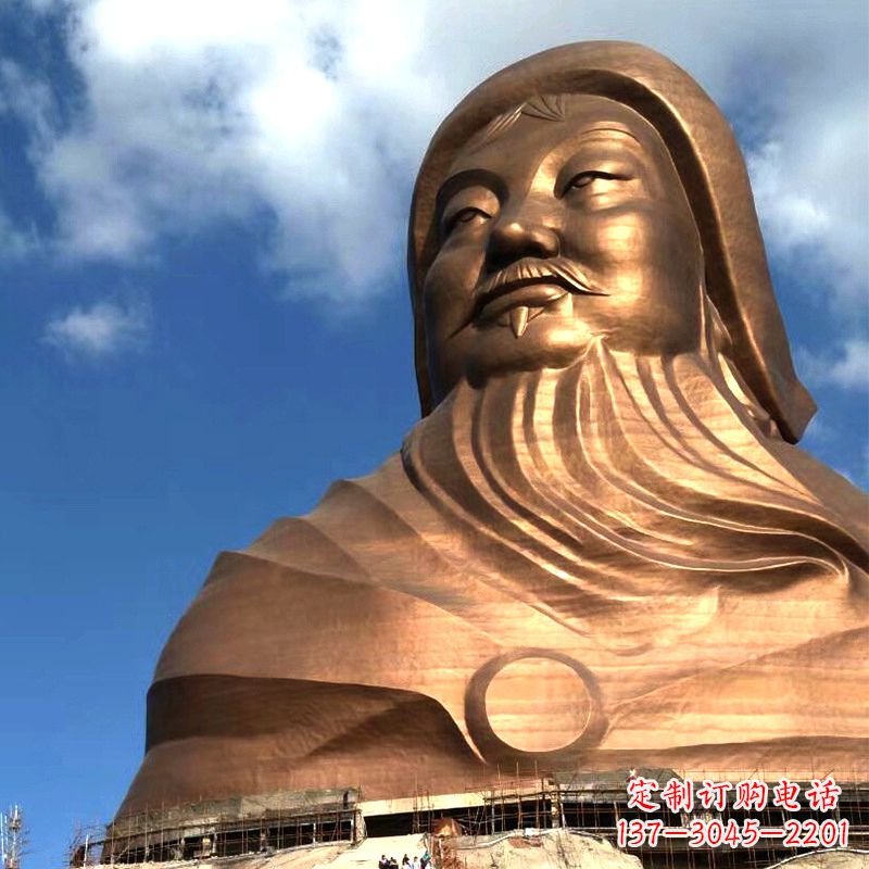 湖南成吉思汗的传奇——大型头像雕塑