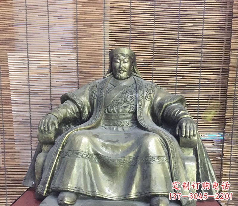 湖南成吉思汗神话中的雕像