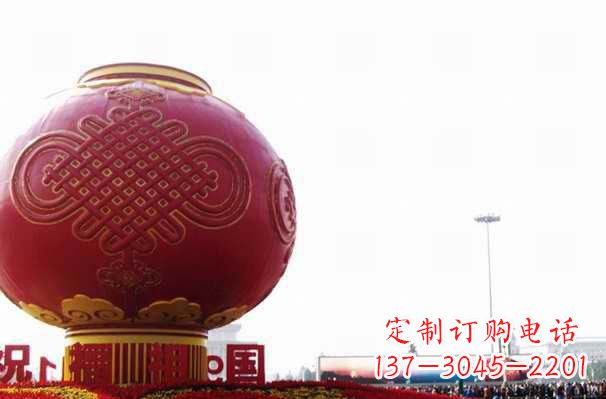 湖南城市不锈钢灯笼雕塑