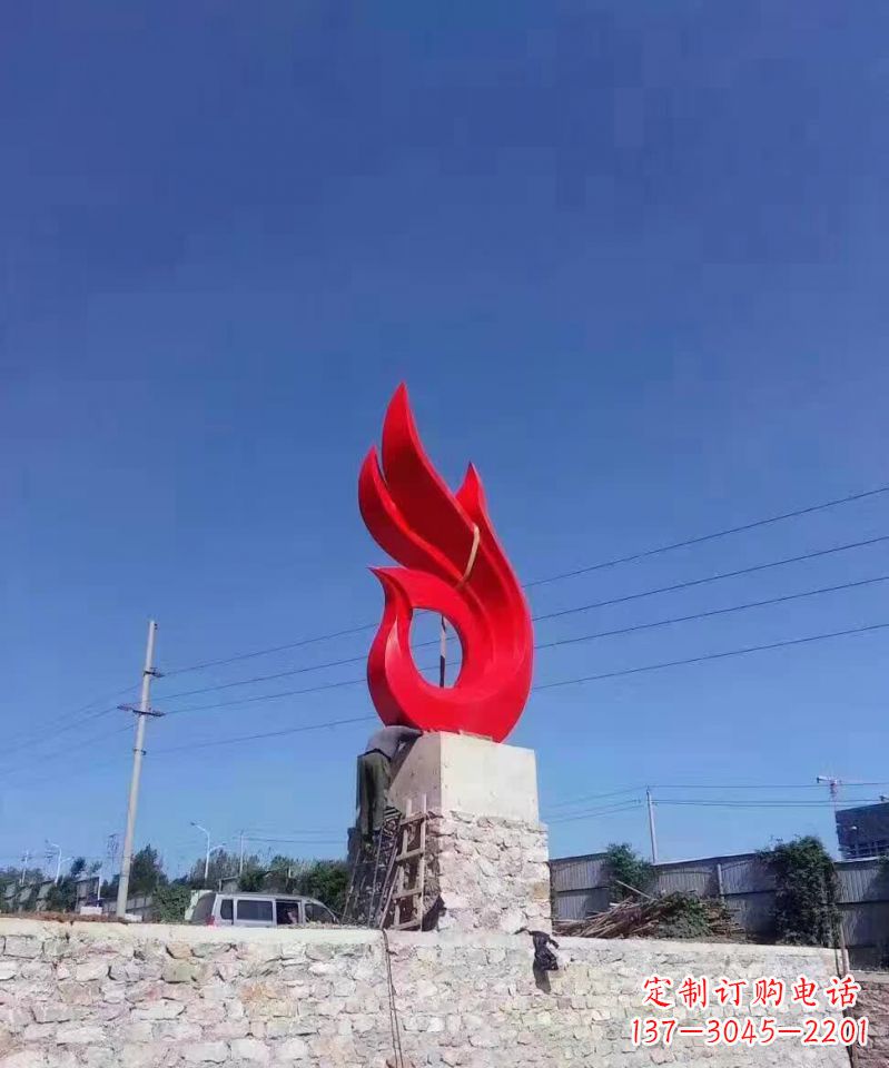 湖南城市不锈钢景观凤凰雕塑