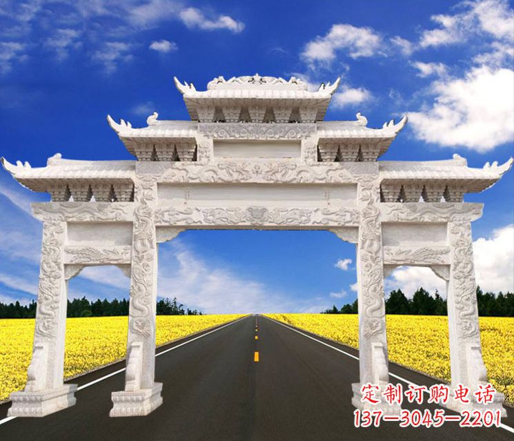 湖南城市牌楼石雕——把文化传承到实体之中