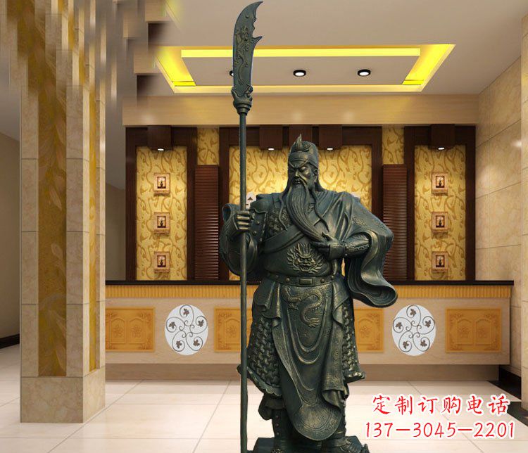 湖南关公雕塑——传承弘扬中华文化