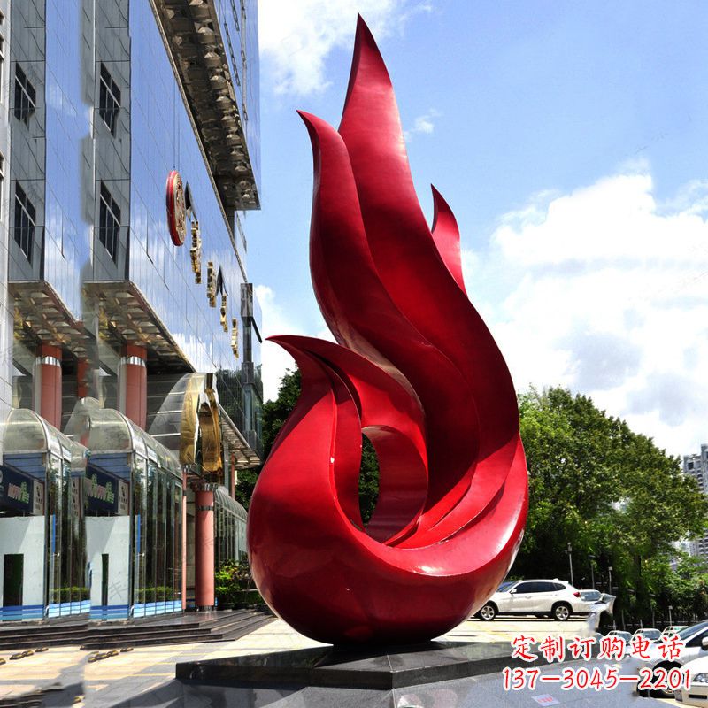 湖南抽象不锈钢凤凰雕塑-小区企业广场景观动物雕塑