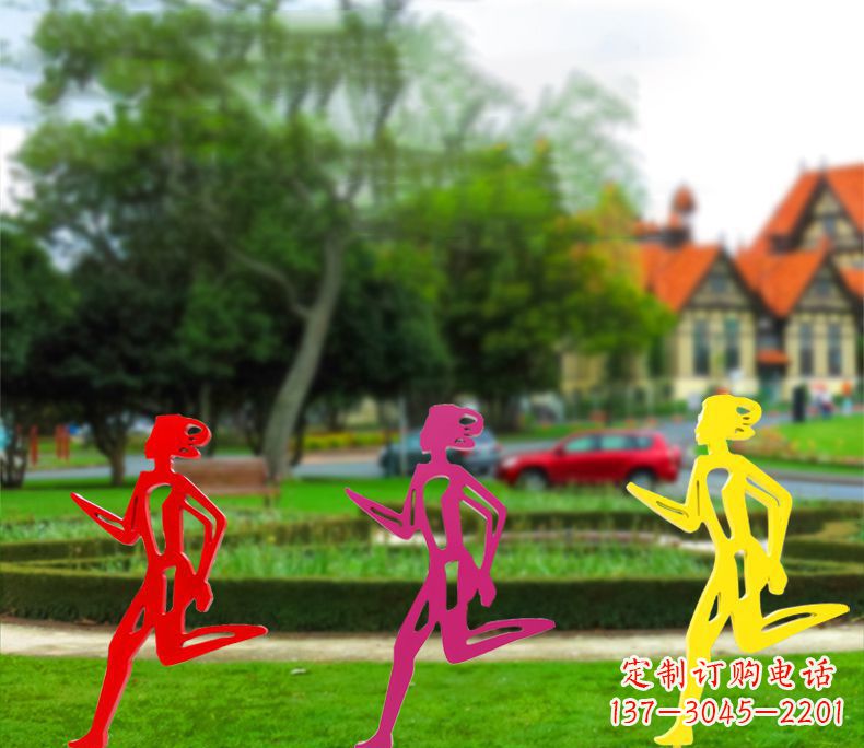 湖南奔跑的女性雕塑