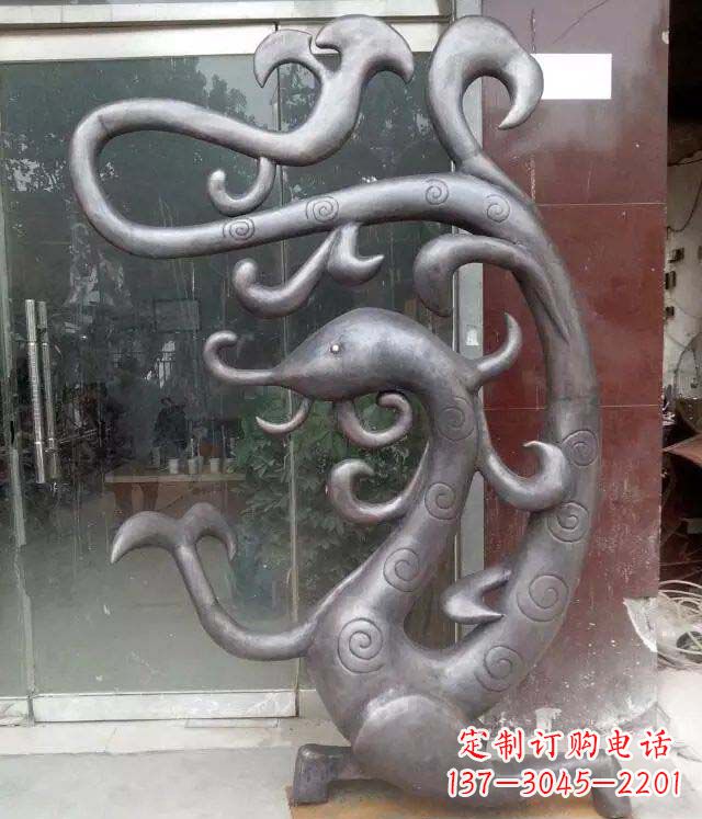 湖南精美的动物铜雕