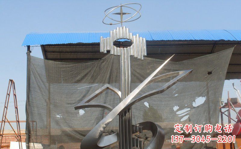 湖南引领校园文化的钥匙雕塑