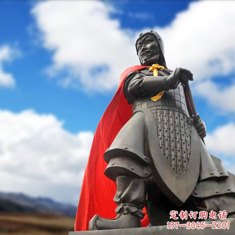 湖南项羽雕塑——历史名人古代帝王的象征