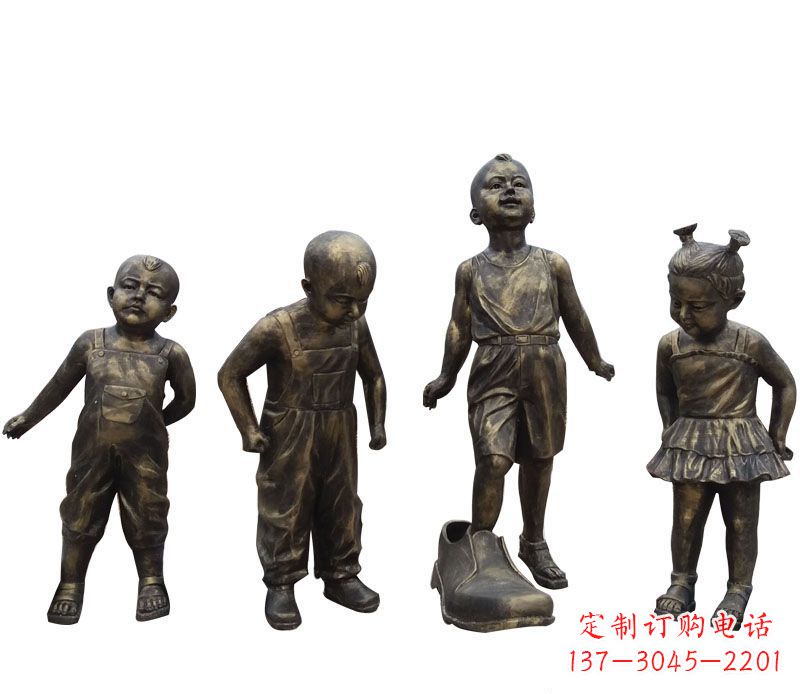 湖南儿童雕塑传承中国古代文化
