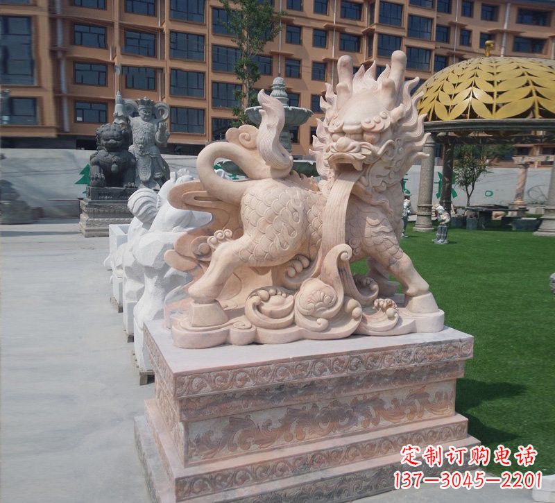 湖南传统石雕麒麟