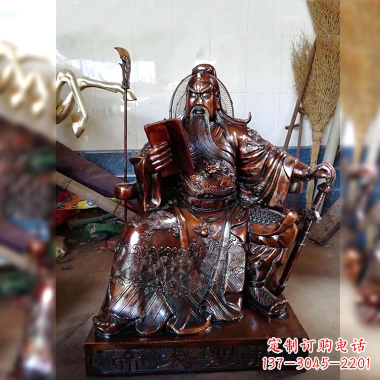 湖南关公雕塑传承中华文化的珍贵标志