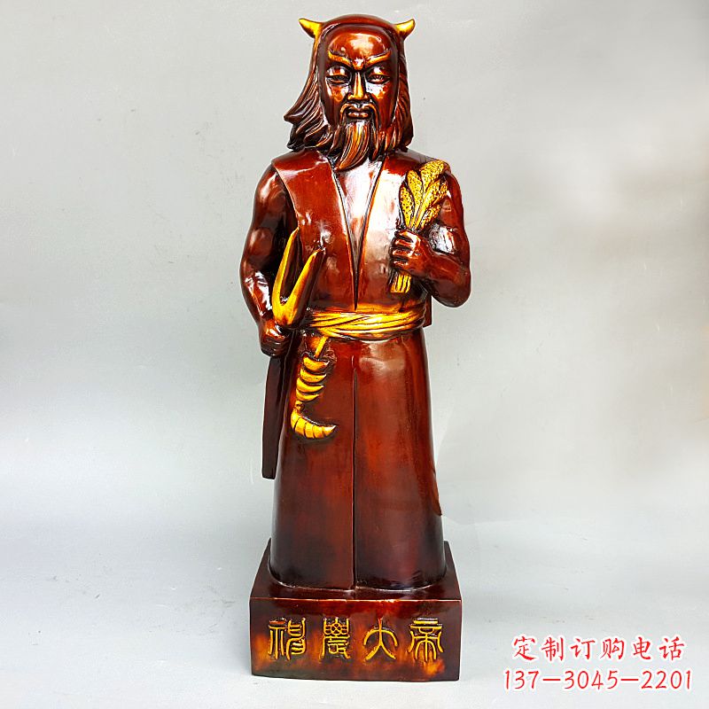 湖南神农氏铜像传承炎帝文化的艺术之作