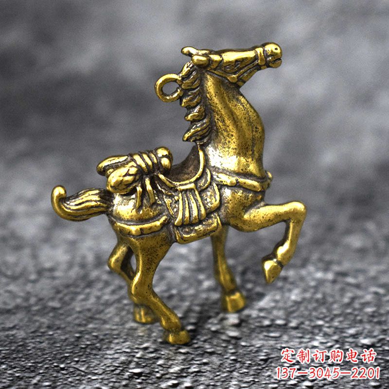 湖南纯铜铸造马儿雕塑