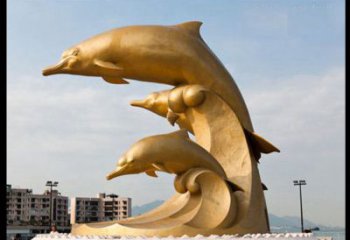湖南海豚雕塑——美丽的城市标志