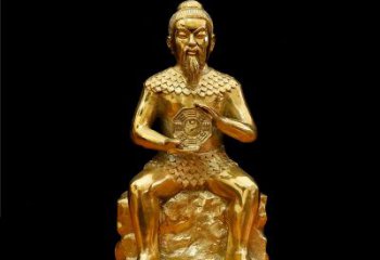 湖南伏羲大帝神像汇聚古老文明中的象征