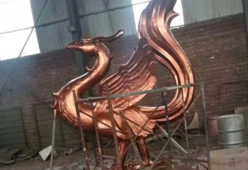 湖南朱雀神兽纯铜陵光神君雕塑