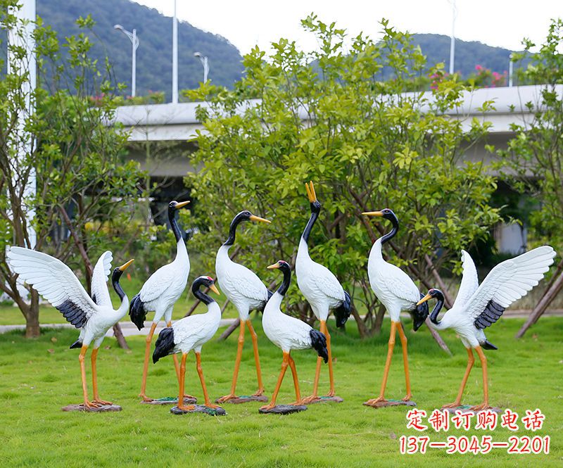 湖南仙鹤雕塑传承中国文化精髓
