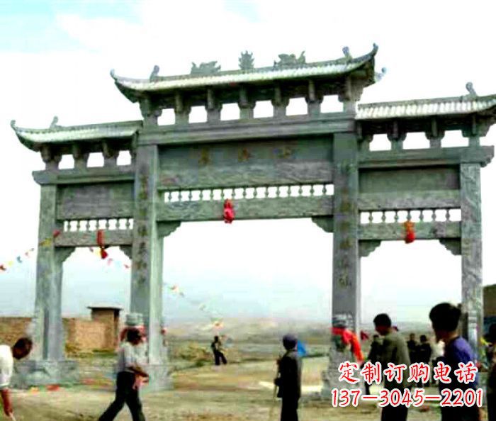 湖南该牌坊雕塑