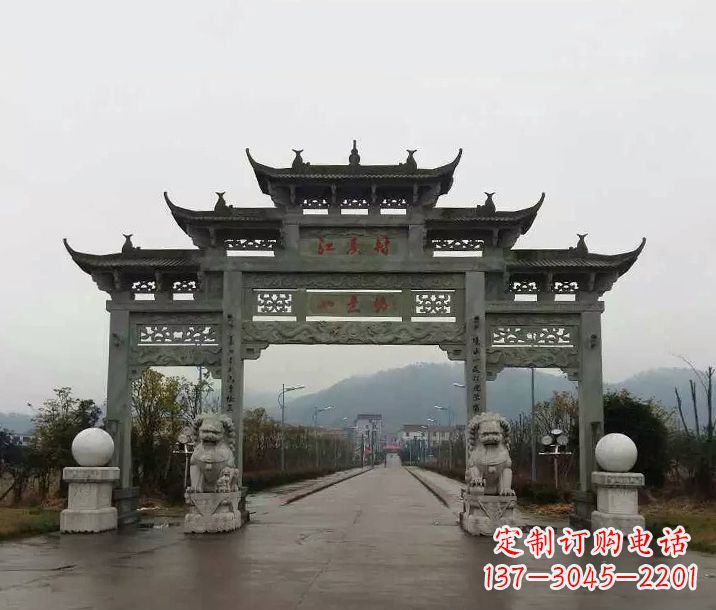 湖南牌坊石雕传承民间文化