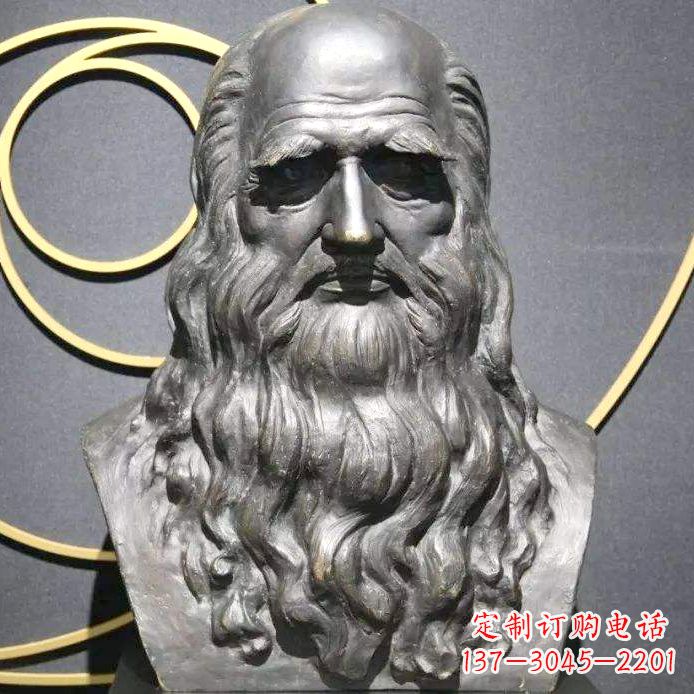 湖南达芬奇铜雕头像