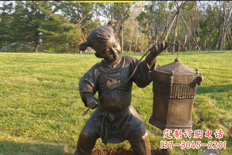 湖南灯笼雕塑点亮公园的精彩