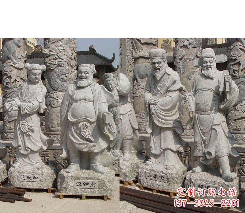 湖南大理石八仙雕塑神秘的艺术之美