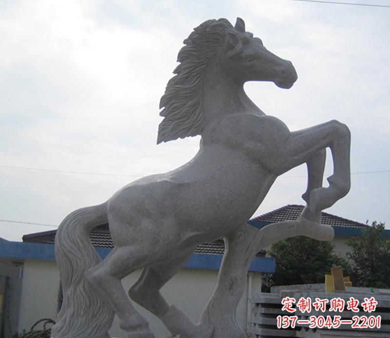 湖南大理石奔马动物雕塑