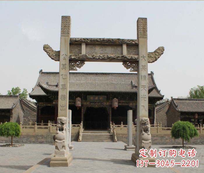 湖南大理石牌楼雕塑——艺术精粹