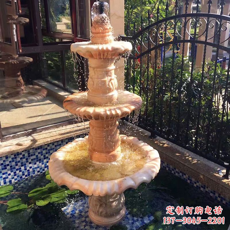 湖南大理石雕刻风水球赋予神秘力量