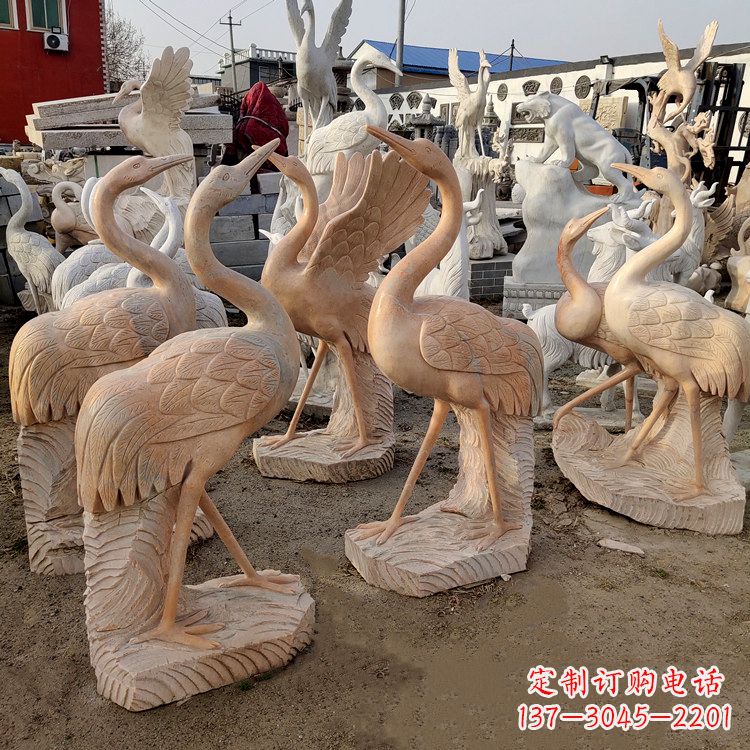 湖南仙鹤雕塑艺术的经典之作