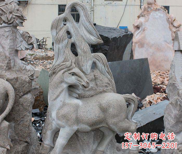 湖南大理石动物雕塑丰富多彩的艺术品