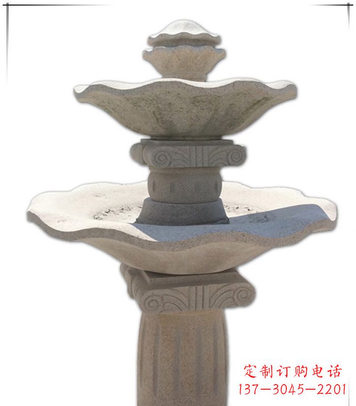 湖南大理石多层喷泉石雕精美绝伦的艺术形式