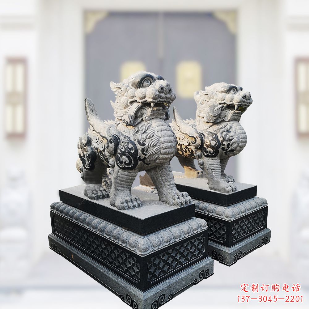 湖南大理石雕刻的貔貅